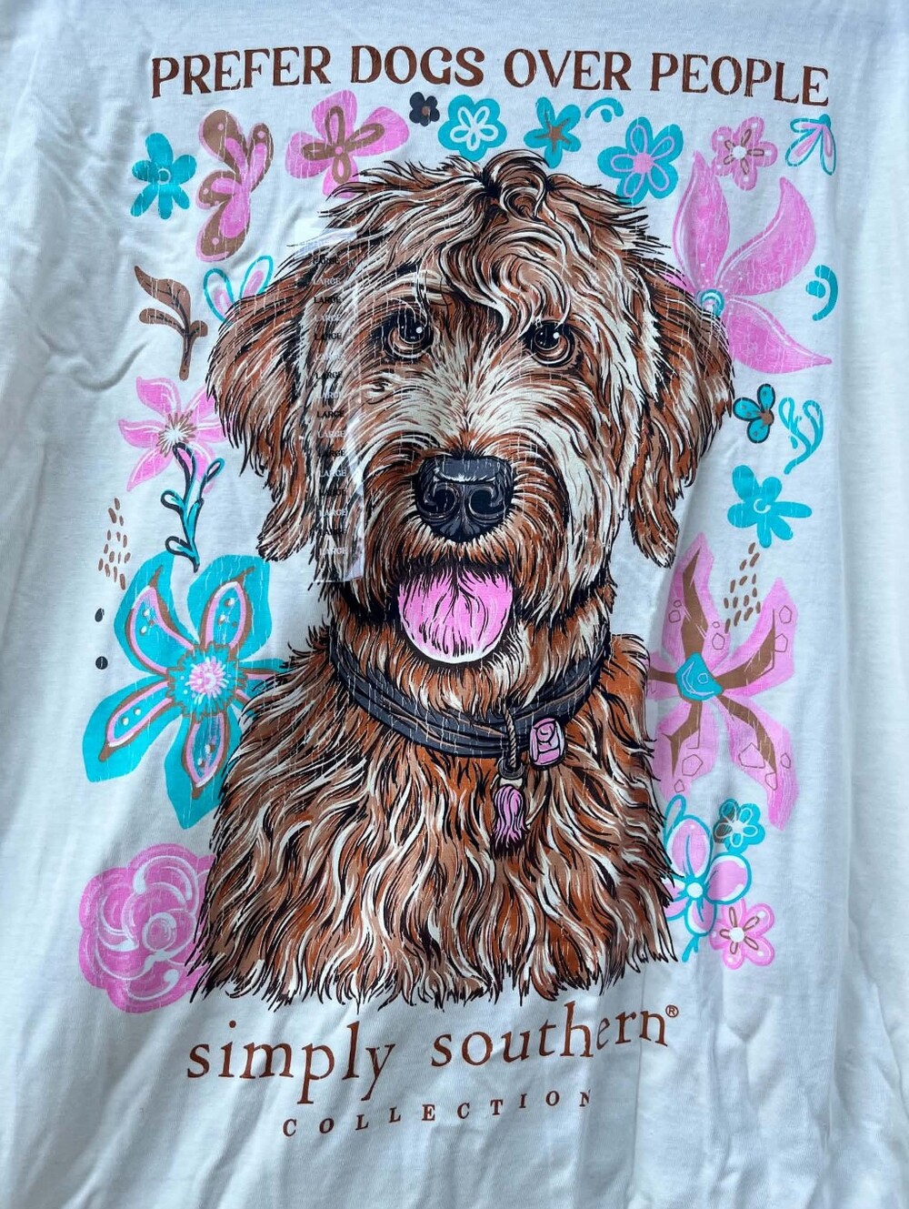 Simply Southern Large Prefer Dogs Over People Long Sleeve Shirt